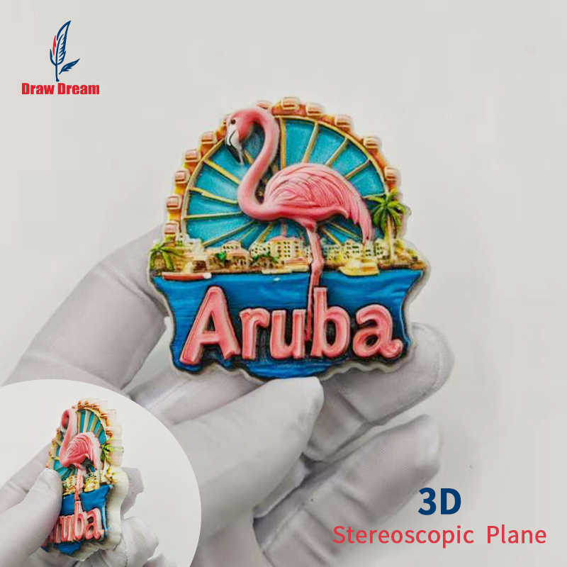 Home Decor Netherlands - 1個入り オランダ製 3D冷蔵庫マグネット フラミンゴ 世界旅行お土産コレクション、旅行お土産デコレーションステッカー、自宅オフィス装飾に最適、パーソナライズされた限定旅行お土産磁気冷蔵庫マグネット、家の装飾、キッチン、部屋、オフィス、キャビネット工芸品ギフト、休日の記念品、絶妙な小さなギフト