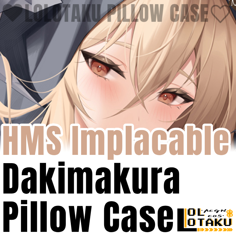 Home Decor Xmas - HMS Implacable Dakimakura アズールレーン枕カバー 抱き枕カバー クッションカバー