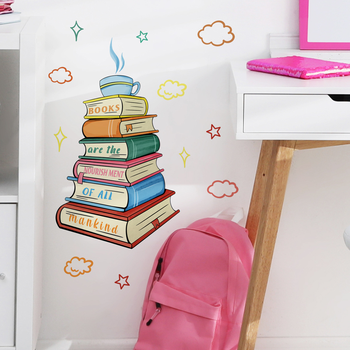 Home Decor Catalog - 壁の装飾,教室,書斎,寝室,またはオフィスのための芸術的なステッカー