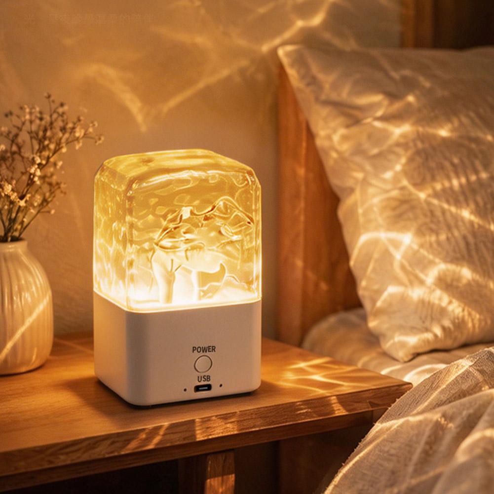 水波紋プロジェクションナイトライト ブルートゥーススピーカー - Home Decor Range のレビューと価格