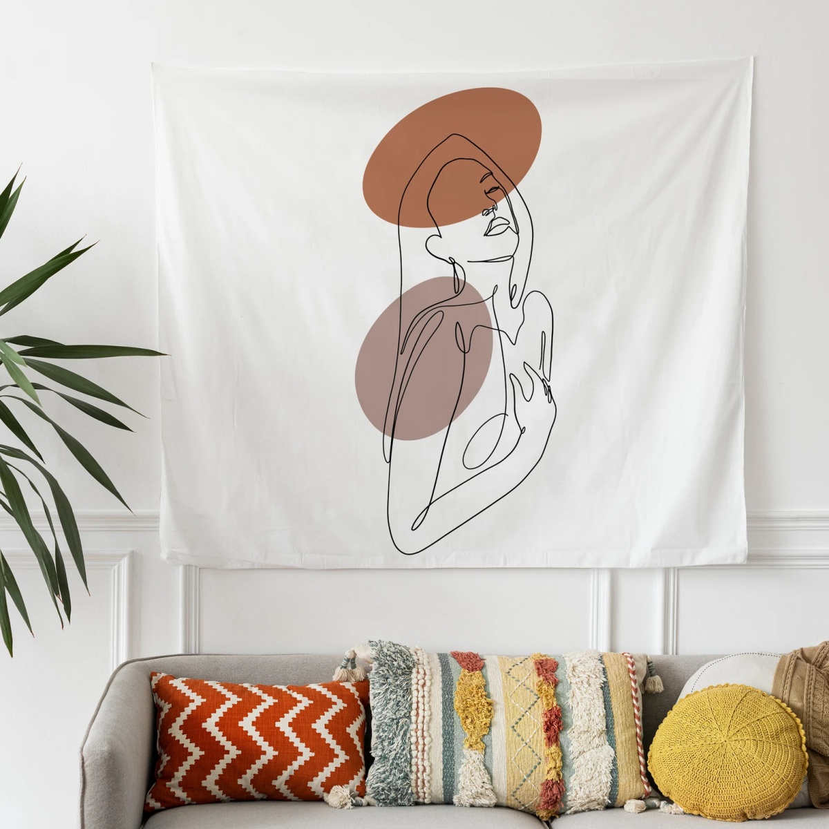 パーソナライズされたカスタムタペストリー—誕生日、結婚式、ハ - Home Decor Halloween のレビューと価格