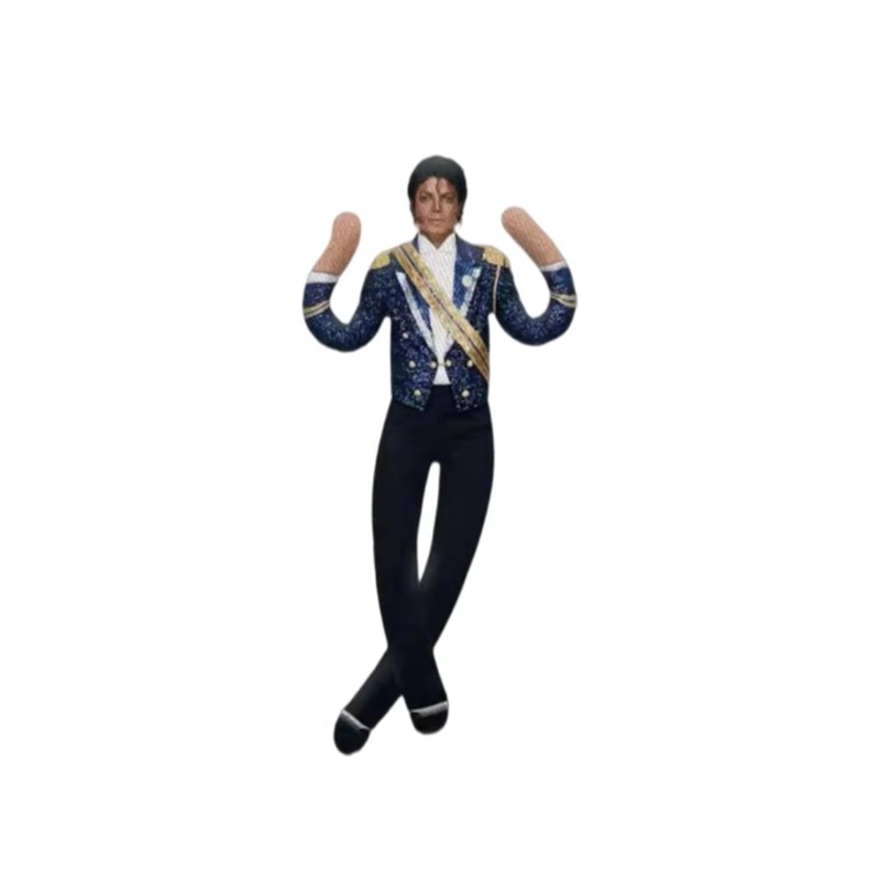 新しいスタイルのマイケル・ジャクソンコスプレ小道具人形ぬいぐ - Home Decor Niche のレビューと価格