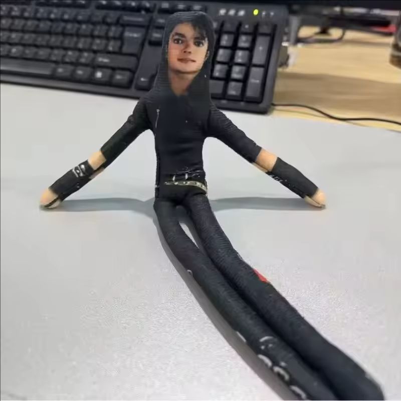 マイケル・ジャクソン風コスプレ小道具人形ぬいぐるみフィギュア - Home Decor Niche のレビューと価格