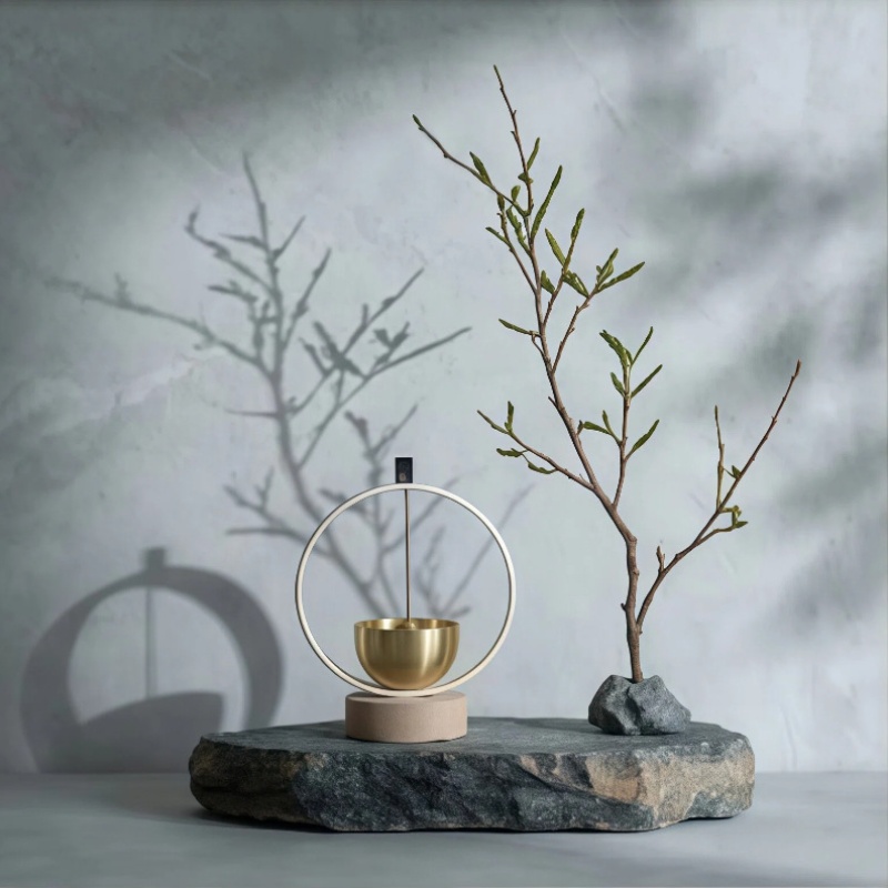 手作り銅製シンギングボウルサウンドヒーリングデバイス瞑想マイ - Home Decor Handmade のレビューと価格