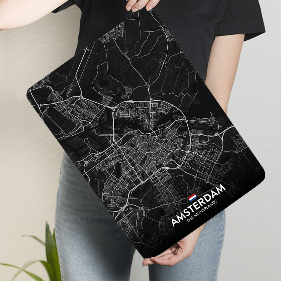 カスタムアムステルダム市地図メタル鉄絵画オランダ都市アート装 - Home Decor Netherlands のレビューと価格