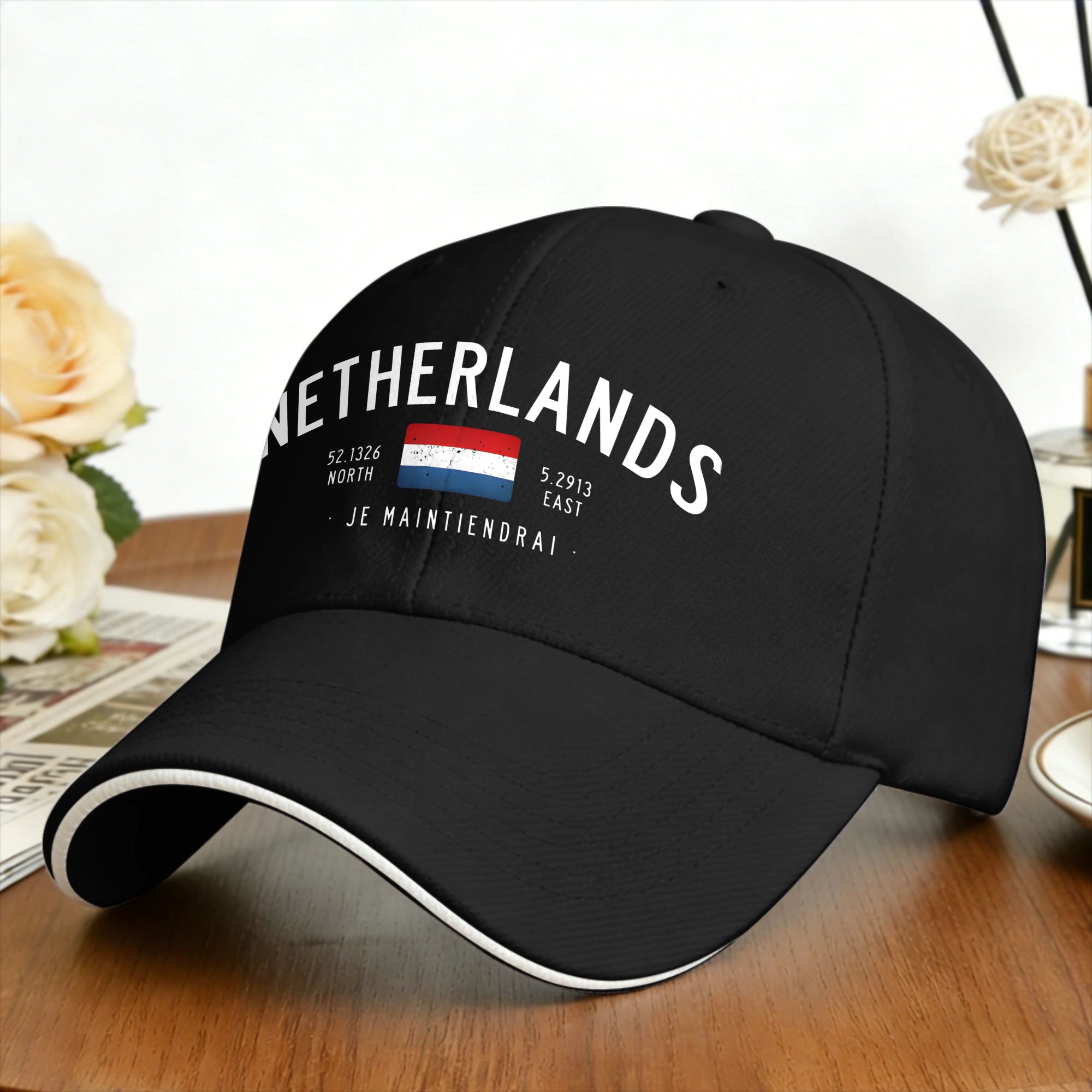 カジュアル野球帽オランダ国旗テニススケートトラッカーハットユ - Home Decor Netherlands のレビューと価格