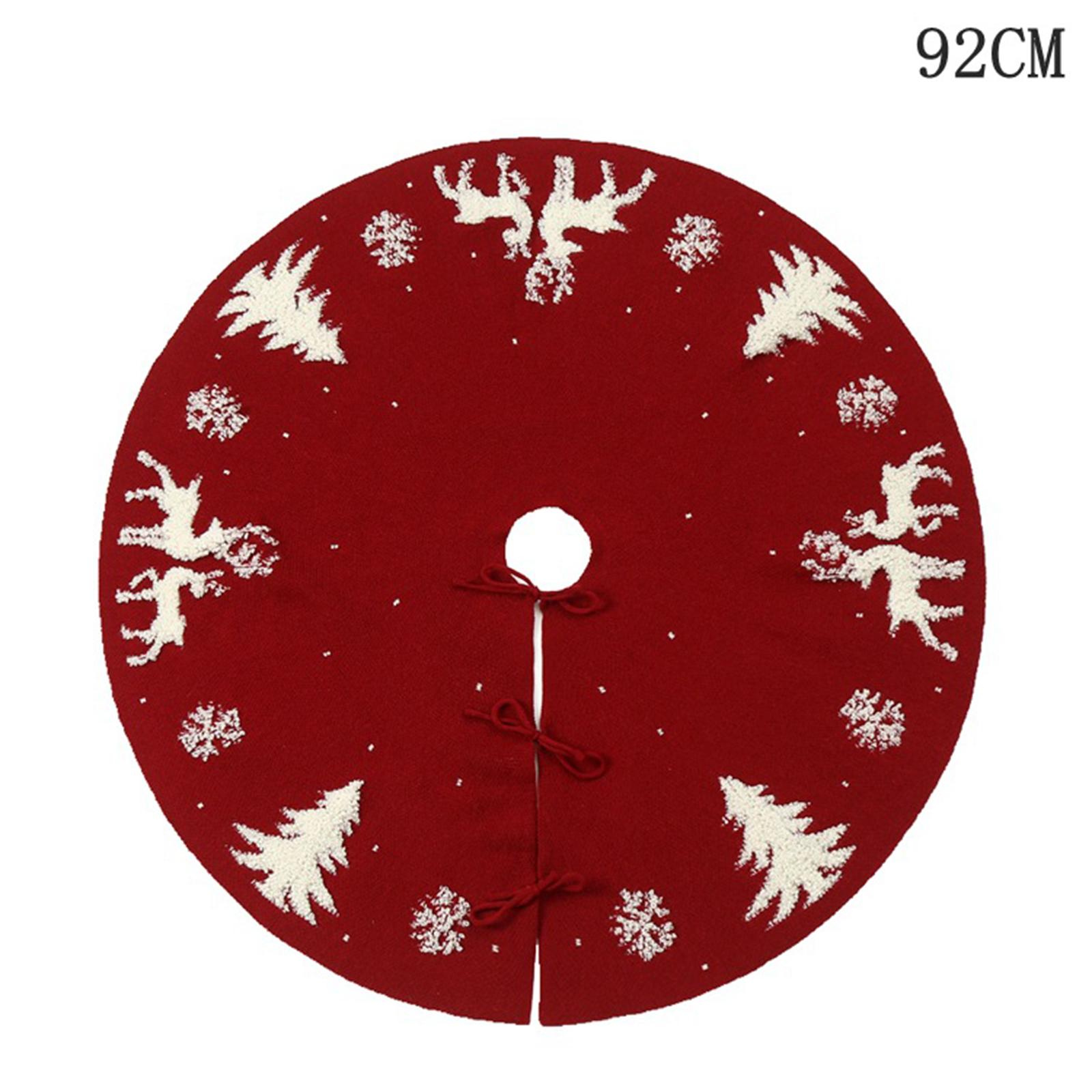 木の刺繍装飾 レッドツリー クリスマスツリー メリークリスマ - Home Decor Range のレビューと価格