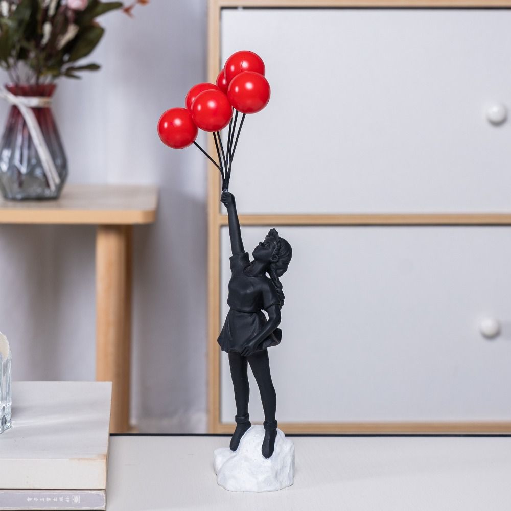 室内花投げ用レジンバンクシー置物,彫刻,家の机の装飾,芸術コ - Home Decor Brand のレビューと価格