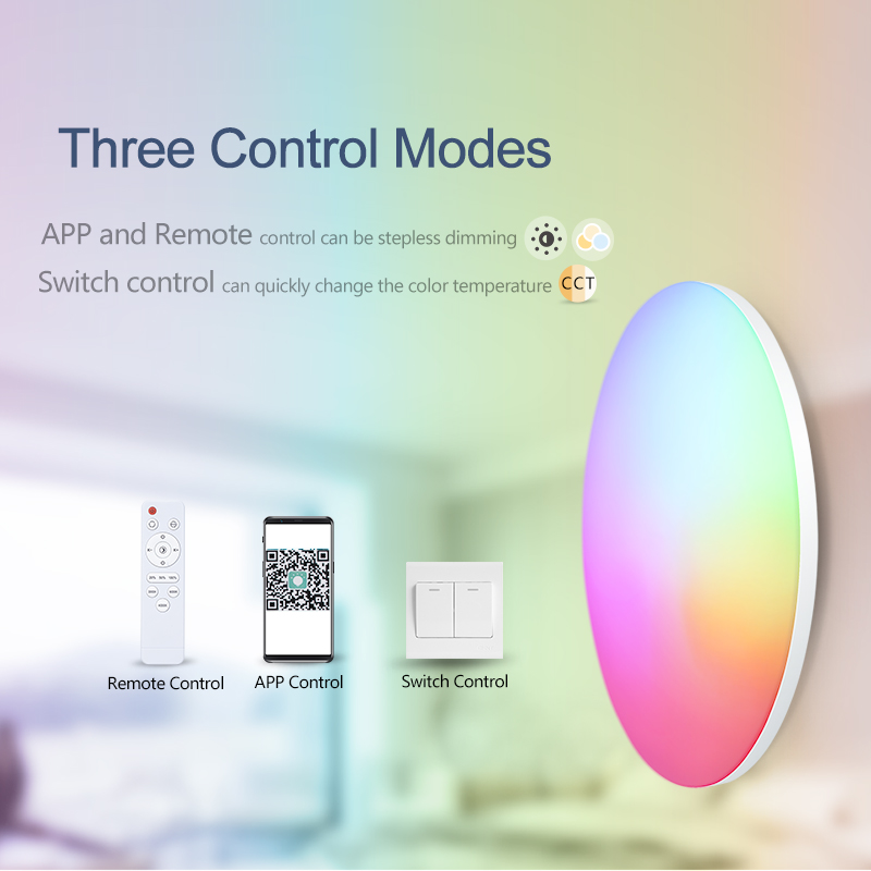 Marpou-カラフルなRGBシーリングランプ,リモコン,ス - Home Decor Free App のレビューと価格