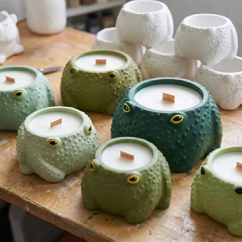 シリコーンキャンドルジャー型プリンスフロッグ石膏 DIY 手 - Home Decor Handmade のレビューと価格
