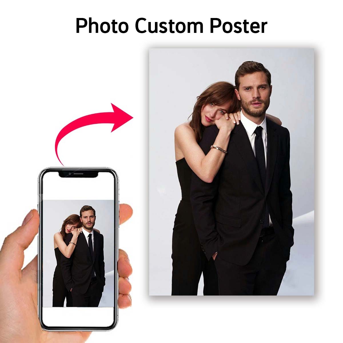 カスタムプリントキャンバス絵画、あなたの写真から作る、結婚式 - Home Decor Halloween のレビューと価格