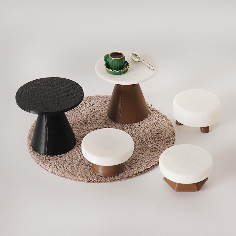 4 個ドールハウスシミュレーションテーブルモデル装飾手作り  - Home Decor Handmade のレビューと価格