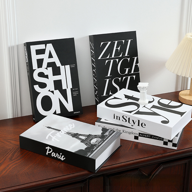 新しいファッション偽の本装飾用シミュレーションブックデスクト - Home Decor Catalog のレビューと価格