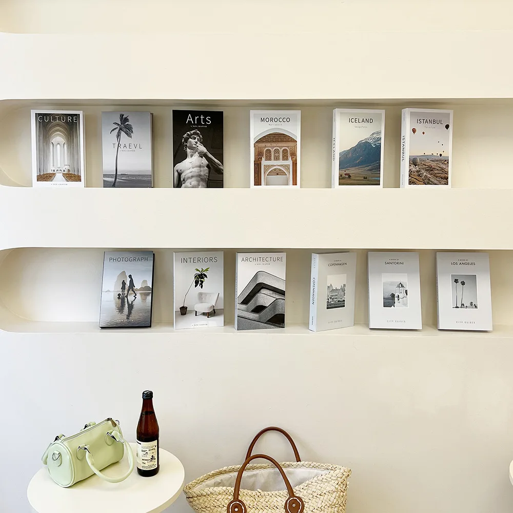 ミニマリストモダンな装飾フェイクブック小道具リビングホームデ - Home Decor Catalog のレビューと価格