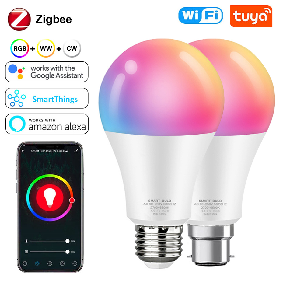 Zigbee スマート LED 電球 15W E27 B22 - Home Decor Free App のレビューと価格