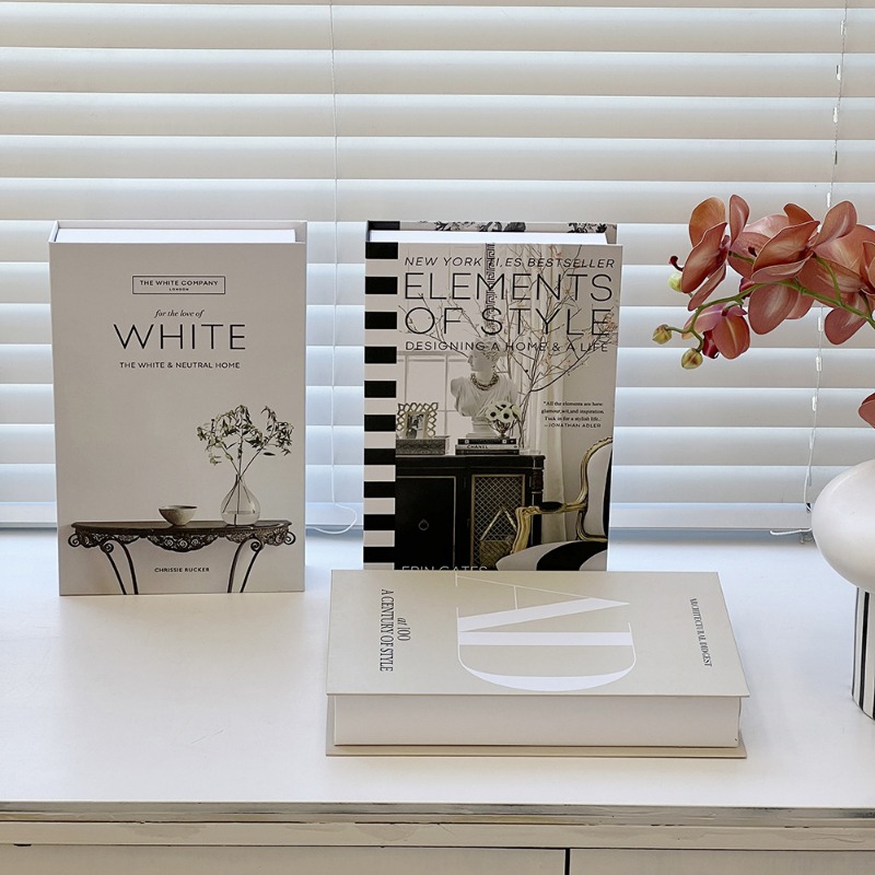 家の装飾のためのシンプルな偽の本の装飾、ファッショナブルな装 - Home Decor Catalog のレビューと価格