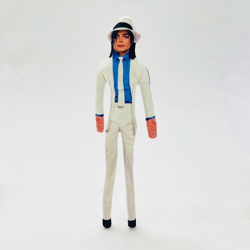 28CMマイケル・ジャクソンコスプレ小道具スキニードールぬい - Home Decor Niche のレビューと価格