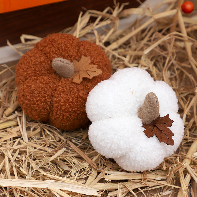 ふわふわのカボチャのぬいぐるみ ハロウィンカボチャの飾り 季 - Home Decor Halloween のレビューと価格