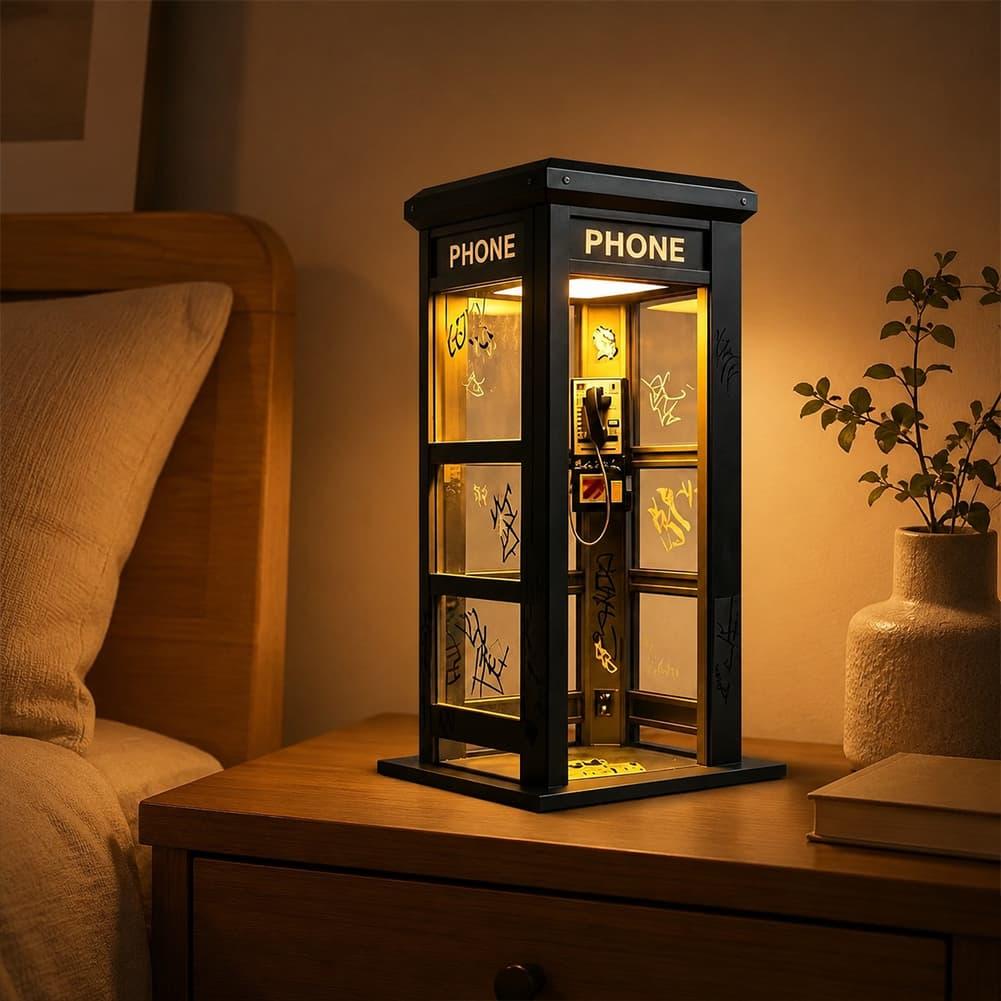 ヴィンテージロンドン電話ボックステーブルランプ レトロ電話ボ - Home Decor Retro のレビューと価格