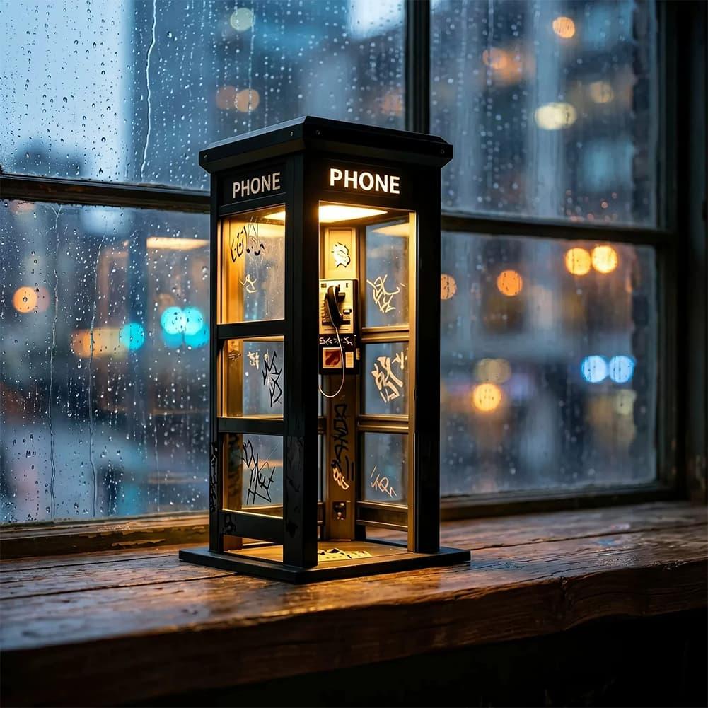 ヴィンテージロンドン電話ボックステーブルランプ レトロ電話ボ - Home Decor Retro のレビューと価格