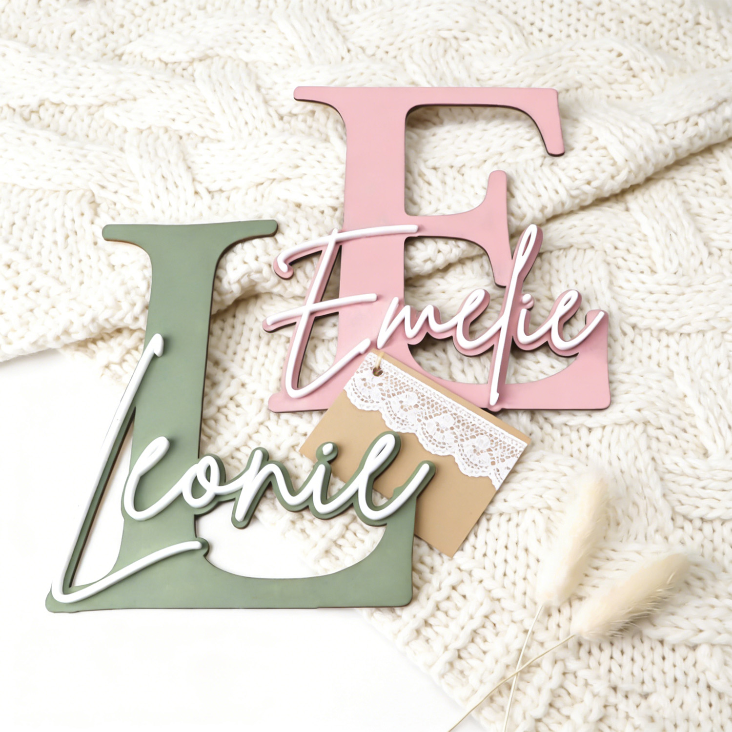 1個入り 二層構造木製名札飾り板、内容カスタマイズ可能、家の - Home Decor Xmas のレビューと価格