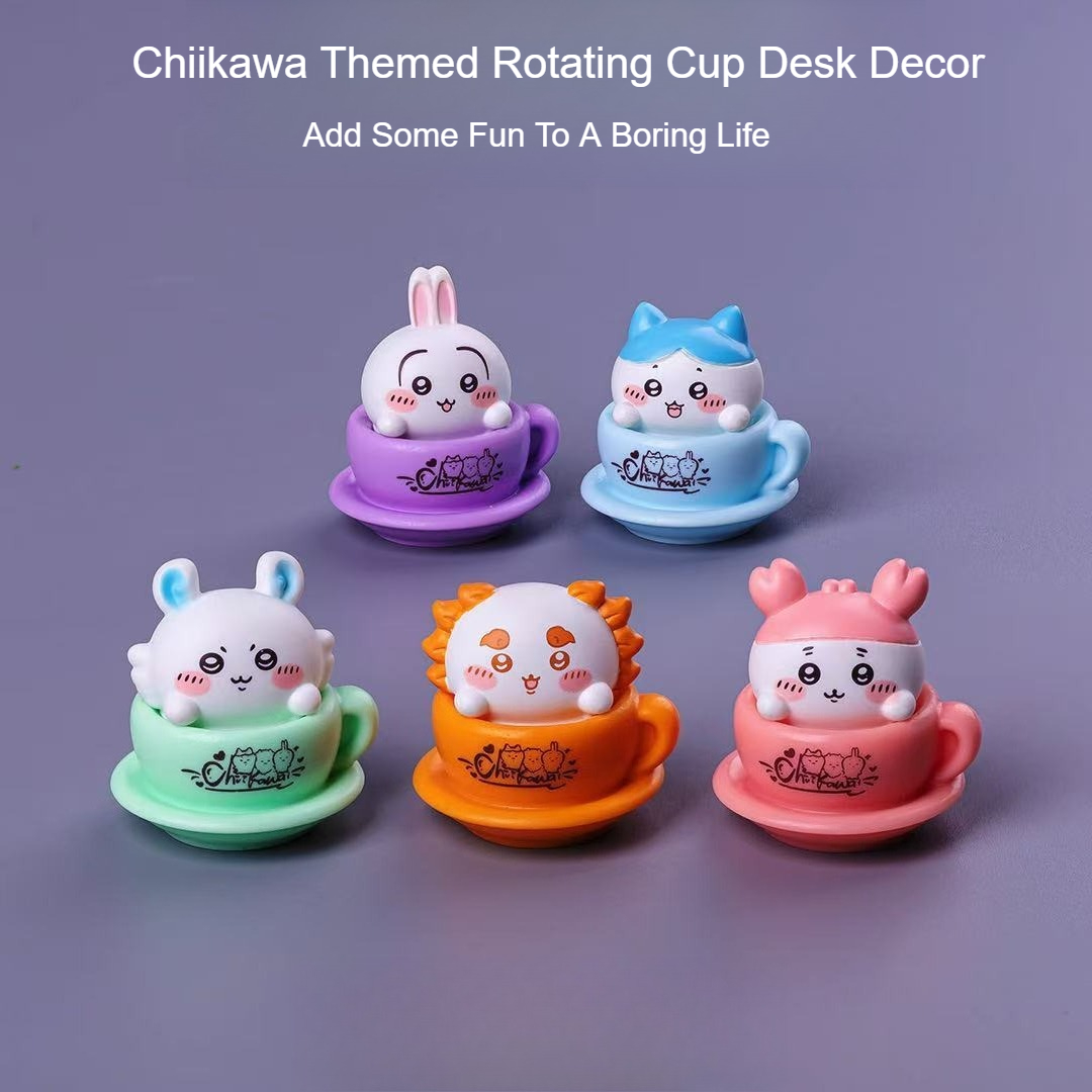 ちいかわ回転カップフィギュア かわいいアニメミニデスクデコレ - Home Decor Niche のレビューと価格