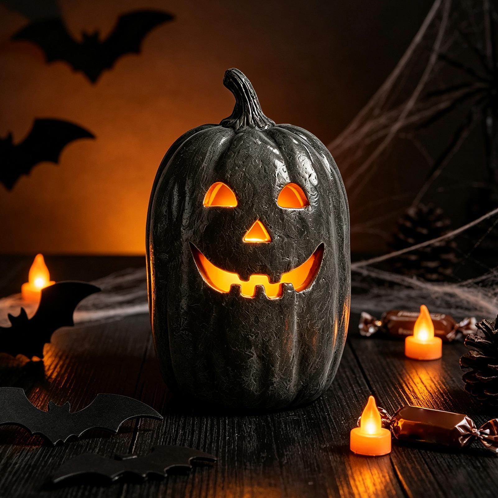 ハロウィン パンプキンデコレーション 樹脂製パンプキン 手作 - Home Decor Halloween のレビューと価格